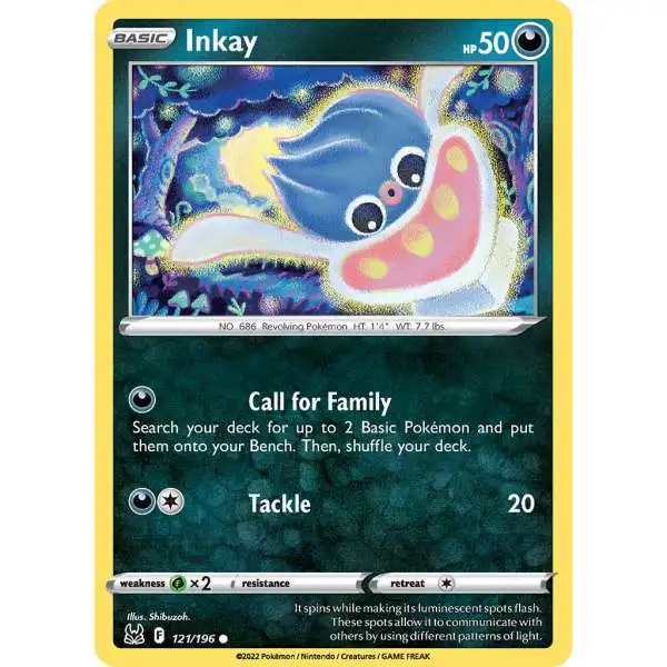 Pokemon Trading Card Game Lost Origin Common Inkay #121