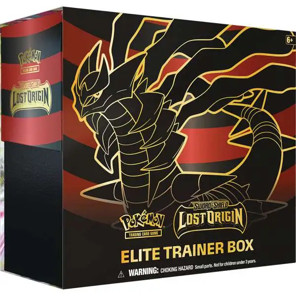Pokemon Sword & Shield Lost Origin Giratina Elite Trainer Box [8 Booster Packs, 65 Card Sleeves, 45 Energy Cards & More]