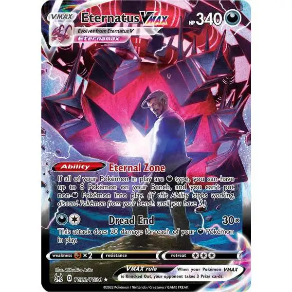 Pokemon Trading Card Game Lost Origin Ultra Rare Eternatus VMAX TG22 [Trainer Gallery]