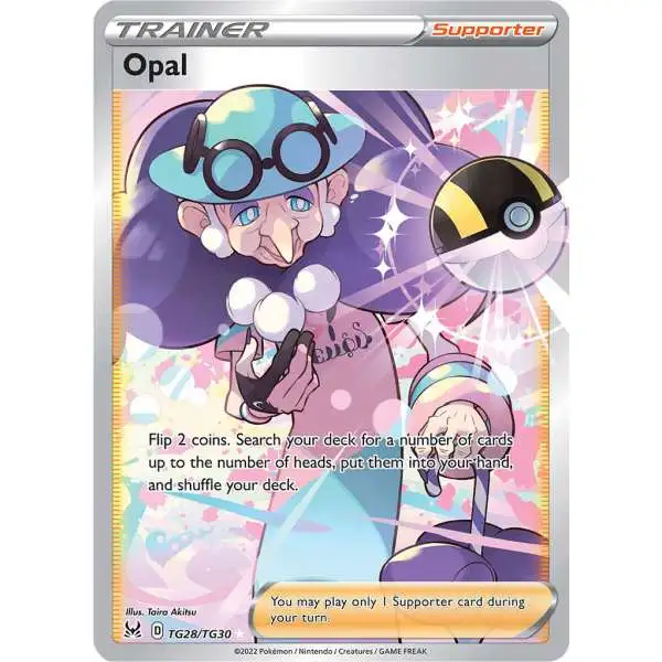 Pokemon Trading Card Game Lost Origin Ultra Rare Opal TG28 [Full Art Trainer Gallery]