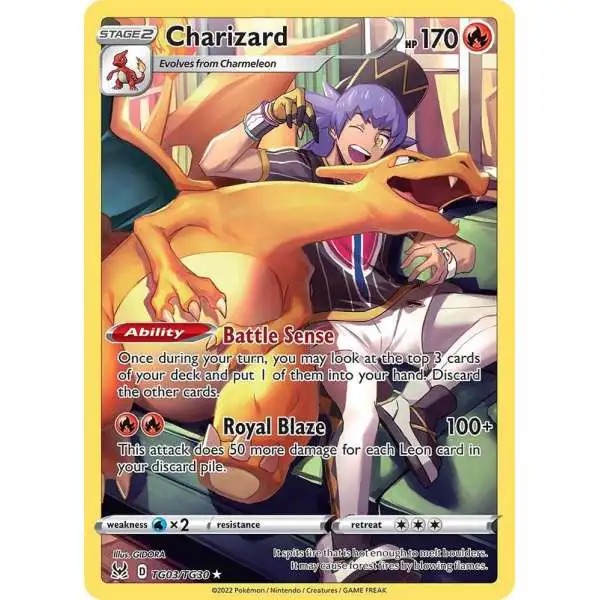 Pokemon Trading Card Game Lost Origin Ultra Rare Charizard TG03 [Trainer Gallery] [Lightly Played]