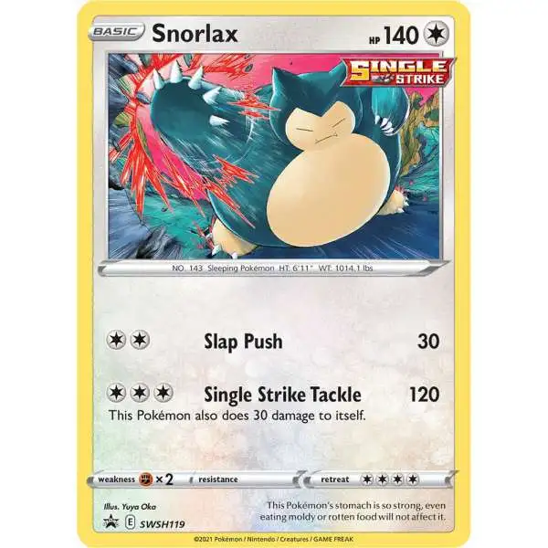 Pokemon Trading Card Game Rare Snorlax SWSH119