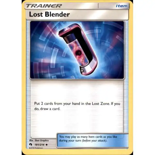 Pokemon Trading Card Game Sun & Moon Lost Thunder Uncommon Lost Blender #181