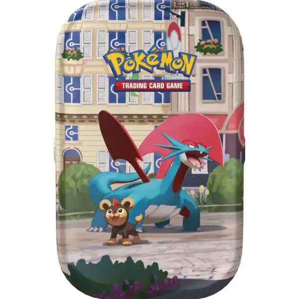 pokemon booster box tin Pokemon: Lumiose City Mini (Random) the Mega Heroes Mini Tins are a must Pokemon Trading Card Game: Lumiose