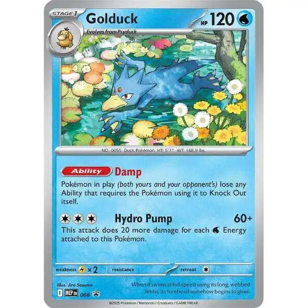 Pokemon Trading Card Game Mega Evolution Promo Promo Golduck mep008