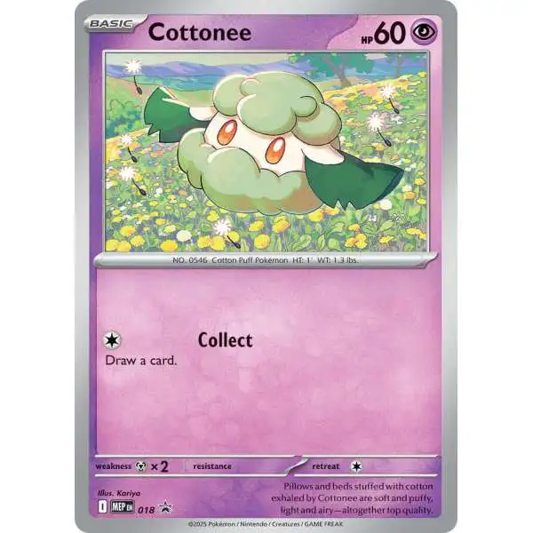 Pokemon Trading Card Game Mega Evolution Promo Promo Cottonee mep018