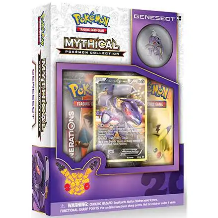 Pokemon Mythical Genesect Collection Box [2 Booster Packs, Promo Card & Pin!]