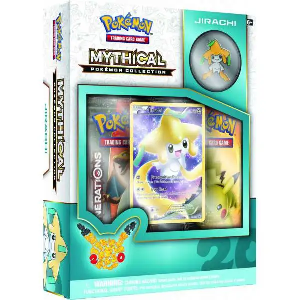 Pokemon Mythical Jirachi Collection Box [2 Booster Packs, Promo Card & Pin!]