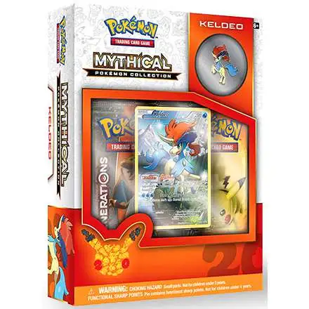 Pokemon Mythical Keldeo Collection Box [2 Booster Packs, Promo Card & Pin!]