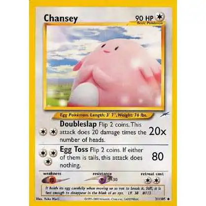Pokemon Neo Destiny Uncommon Chansey #31