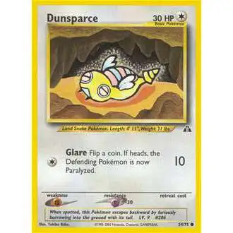 Pokemon Neo Discovery Common Dunsparce #54
