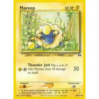 Pokemon Neo Discovery Common Mareep #58