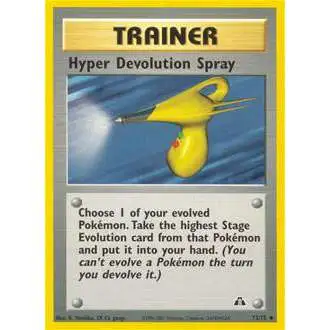 Pokemon Neo Discovery Uncommon Hyper Devolution Spray #73