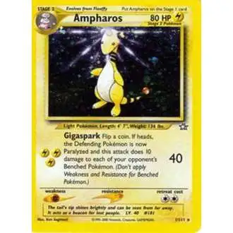 Pokemon Neo Genesis Holo Rare Ampharos #1 [Near Mint / Lightly Played]