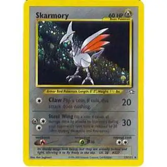 Pokemon Neo Genesis Holo Rare Skarmory #13 [First Edition - LP] [Lightly Played]