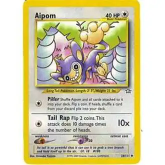 Pokemon Neo Genesis Uncommon Aipom #26