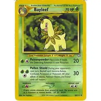 Pokemon Neo Genesis Uncommon Bayleef #28