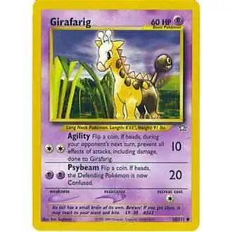 Pokemon Neo Genesis Common Girafarig #58 [1st Edition]
