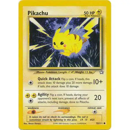 Pokemon Neo Genesis Common Pikachu #70