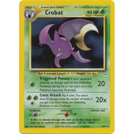 Pokemon Neo Revelation Holo Rare Crobat #4