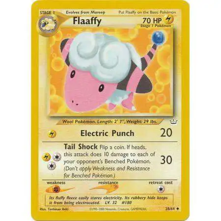Pokemon Neo Revelation Uncommon Flaaffy #28 [Lightly Played]