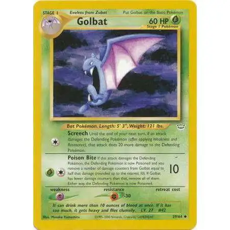 Pokemon Neo Revelation Uncommon Golbat #29