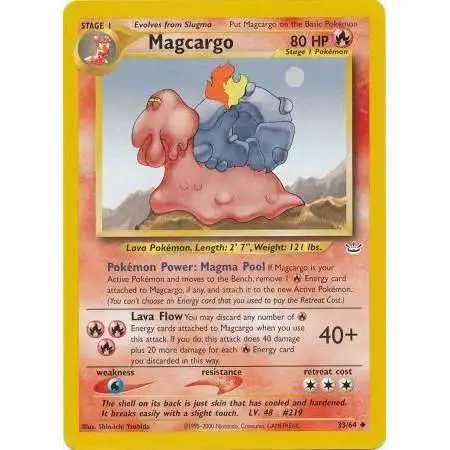 Pokemon Neo Revelation Uncommon Magcargo #33