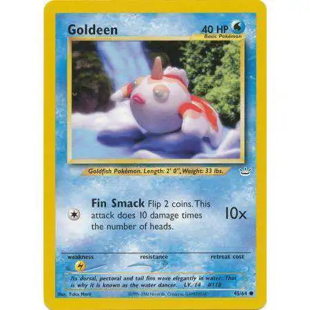 Pokemon Neo Revelation Common Goldeen #45 [Lightly Played]