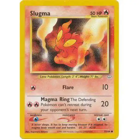 Pokemon Neo Revelation Common Slugma #53