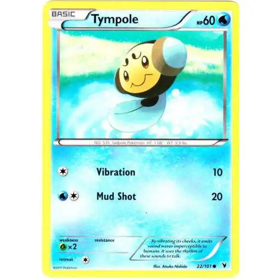 Pokemon Black & White Noble Victories Common Tympole #22