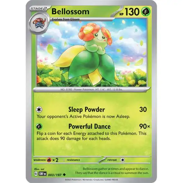 Pokemon Trading Card Game Obsidian Flames Uncommon Bellossom #3