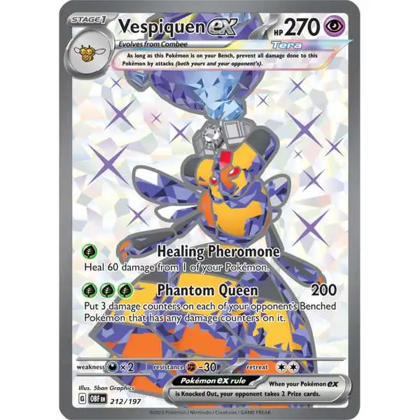 vespiquen pokemon card TCG - DP1 - DPBP479 (Rare) If you cant shuffle a Combee into your deck Pokemon - Vespiquen ex -