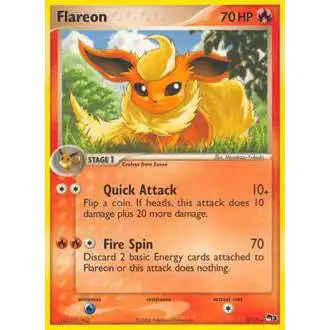 Pokemon Organized Play Series 3 Holo Rare Flareon #2 [Moderately Played]