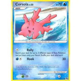 Pokemon Organized Play Series 7 Common Corsola #13 [Heavily Played]