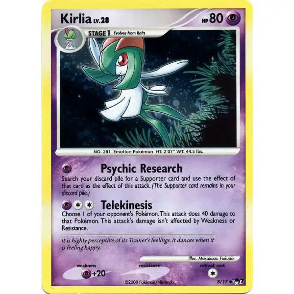 Pokemon Trading Card Game Organized Play Series 7 Uncommon Kirlia #8 [Holo]