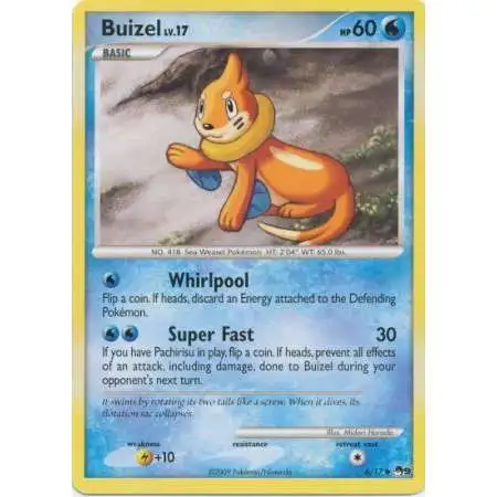 Pokemon Trading Card Game Organized Play Series 9 Uncommon Buizel #6