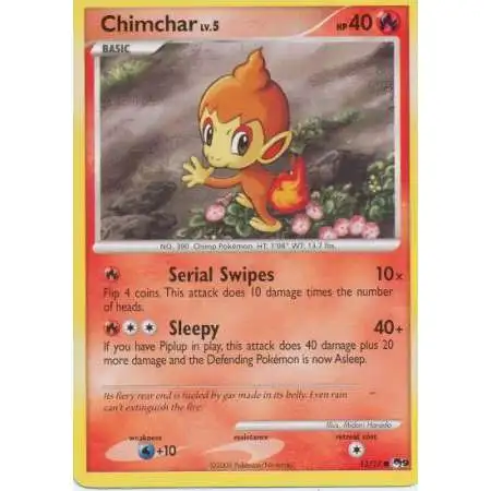 Pokemon Trading Card Game Organized Play Series 9 Common Chimchar #13 [Heavily Played]