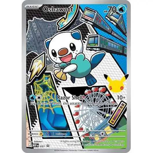 Pokemon Trading Card Game First Partner Illustration Collection Series 2 Illustration Rare Promo Oshawott MEP051