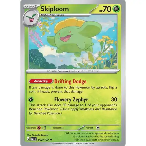 Pokemon Trading Card Game Paldea Evolved Uncommon Skiploom #2