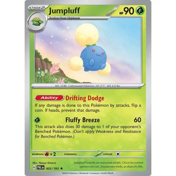 Pokemon Trading Card Game Paldea Evolved Rare Jumpluff #3