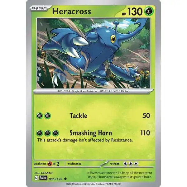Pokemon Trading Card Game Paldea Evolved Uncommon Heracross #6