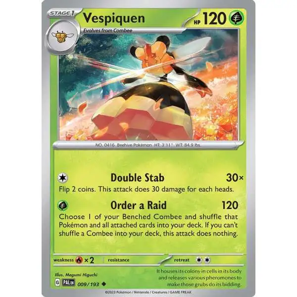 Pokemon Trading Card Game Paldea Evolved Uncommon Vespiquen #9