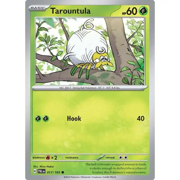 Pokemon Trading Card Game Paldea Evolved Common Tarountula #17