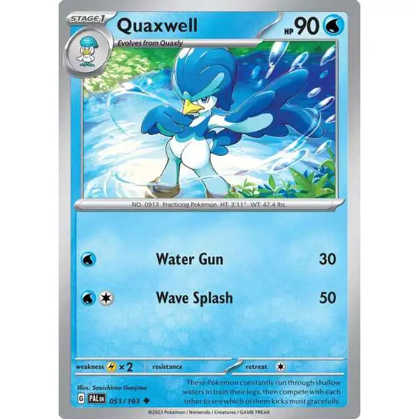 Pokemon Trading Card Game Paldea Evolved Uncommon Quaxwell #51