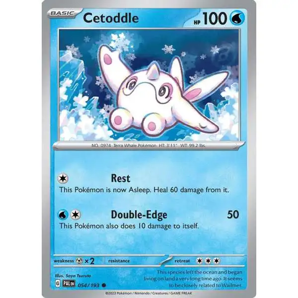 Pokemon Trading Card Game Paldea Evolved Common Cetoddle #54