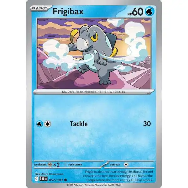 Pokemon Trading Card Game Paldea Evolved Common Frigibax #57