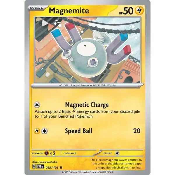 Pokemon Trading Card Game Paldea Evolved Common Magnemite #65