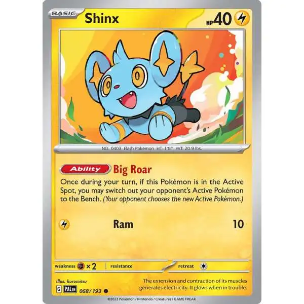 Pokemon Trading Card Game Paldea Evolved Common Shinx #68
