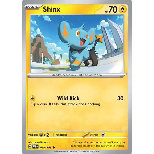 Pokemon Trading Card Game Paldea Evolved Common Shinx #69
