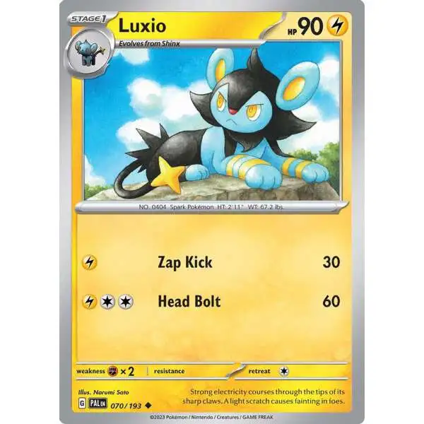 Pokemon Trading Card Game Paldea Evolved Uncommon Luxio #70